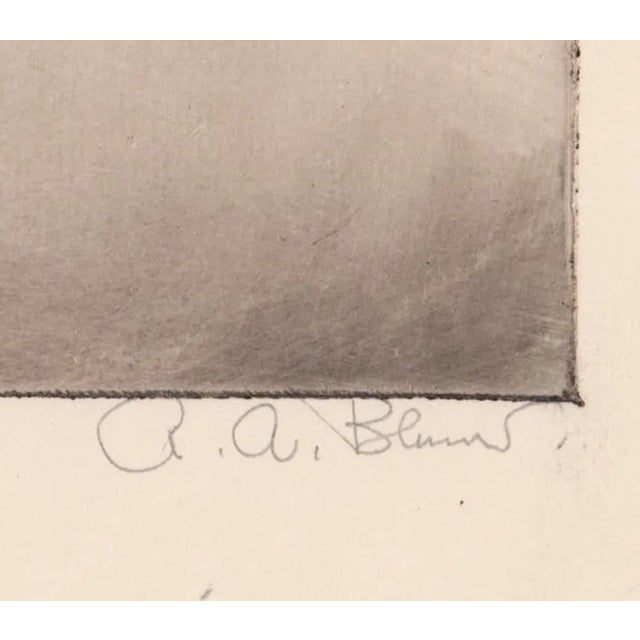 Alexander Aladar Blum (1889-1969) "Bath Beach" New York City in Brooklyn. Pencil signed and titled.. Blum studied art at...