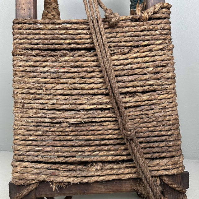 Authentic Japanese Backpack Carrier, 1920s For Sale - Image 6 of 16