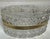 Late 20th Century Vintage Cut Crystal Hinged Jewelry Box With Gold Tone Ormolu Mount For Sale - Image 5 of 10