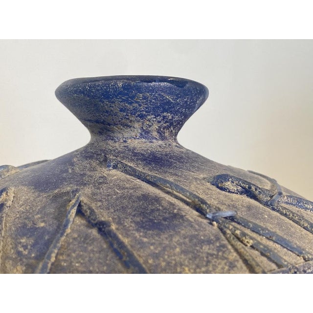 Blue Murano Glass Vase from Seguso, 1970s For Sale - Image 10 of 14