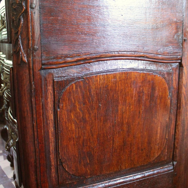 Continental Rococo Carved Slant Front Desk Top Commode For Sale - Image 11 of 12