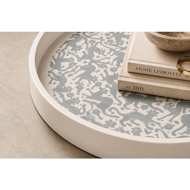 Contemporary Large "Ocelote" Tray, Wood, Ensamble Artesano, 2024 For Sale - Image 3 of 11