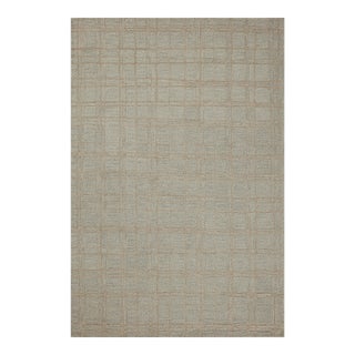 Chris Loves Julia x Loloi Polly Fog / Wheat 9'-3" x 13' Area Rug For Sale