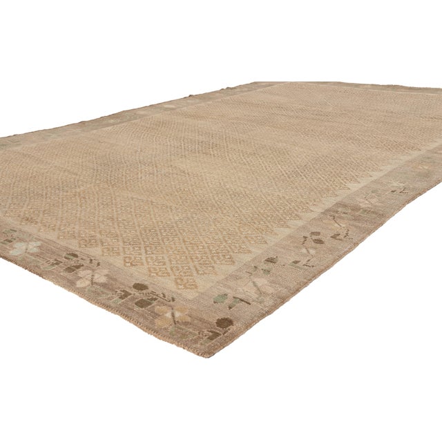 53567 Vintage Turkish Kars Rug, 06'02 x 09'07. The Goddess Legacy: A Vintage Turkish Kars Masterpiece of Anatolian...