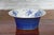 Mid 20th Century Chinese Blue & White Porcelain Wash Basin with Floral Motifs & Cobalt Blue For Sale - Image 5 of 12