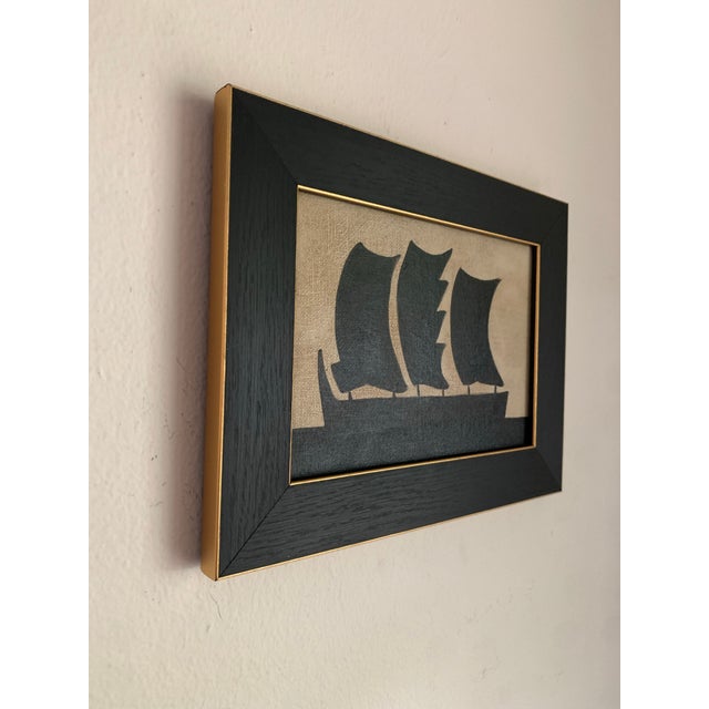 Contemporary Impressionist Style Seascape Painting on Canvas, Framed For Sale - Image 4 of 5