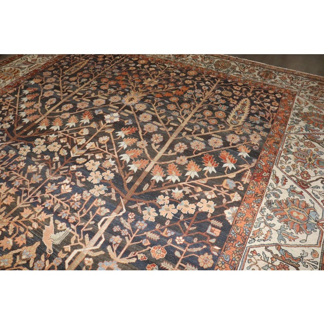 Early 20th Century Persian Bakhtiari Oversize Snake Rug - 13'7" x 22' For Sale In New York - Image 6 of 18
