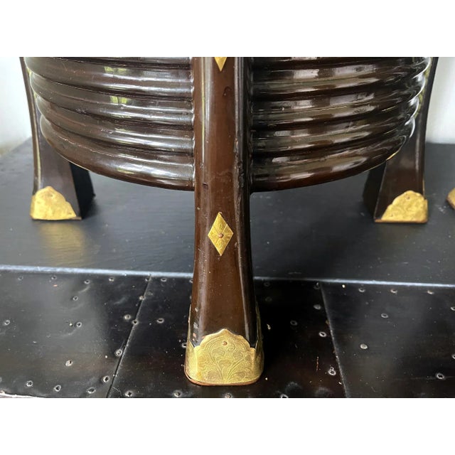 Large Antique Japanese Hokai Lacquer Boxes - A Pair For Sale - Image 4 of 13