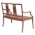 A refined and historically significant vienna settee, produced by jakob & josef kohn and attributed to a design by josef...