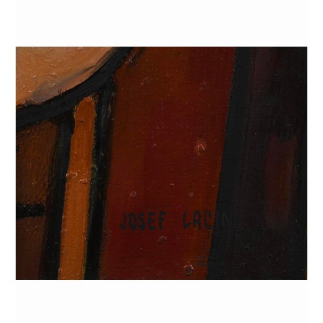 Offered is an original painting by Josef Lacina (1899–1975), the Czech painter known for his expressive figurative and...