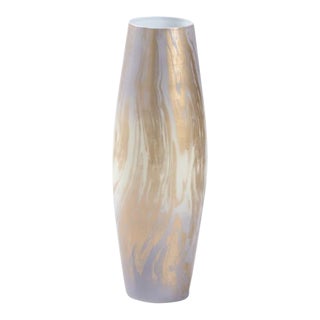 Wildwood Oyster Swirl Vase, Small For Sale