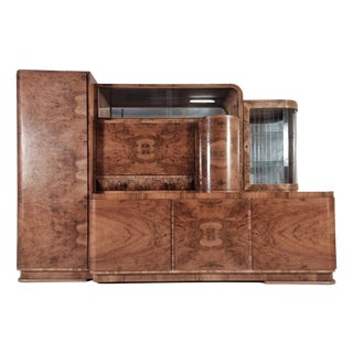 Art Deco Display Sideboard, 1940s For Sale