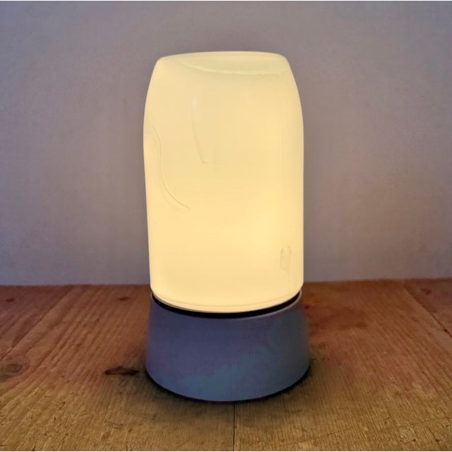 Vintage White Porcelain Ceiling Light, 1970s For Sale - Image 11 of 12