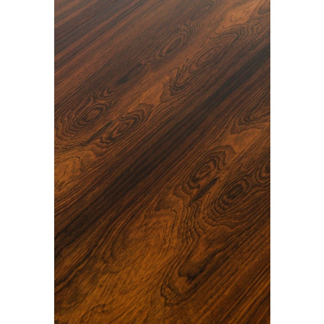 Very rare dining table designed by Grete Jalk. Produced by P. Jeppesens møbelfabrik in Denmark. Measures: Width 136-245...