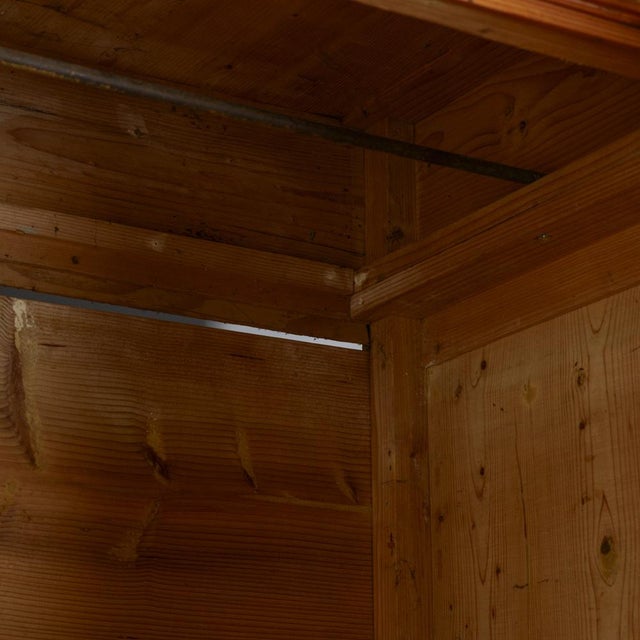 Large Antique Fir Wardrobe For Sale - Image 12 of 18