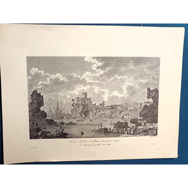 Louis Despréz, The Castle and the City of Catania, 1800s, Archival Pigment Print For Sale - Image 9 of 11