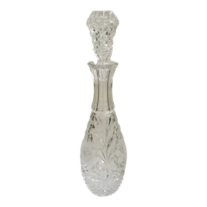 Vintage Liqueur Decanter Diamond Pattern