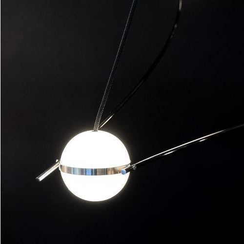 Kosmos 4S Pendant Light in Polished Stainless Steel by Moss Objects For Sale - Image 6 of 10