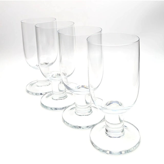 Late 20th Century Vintage "Viva" Water Goblets, Set of 4 For Sale - Image 5 of 10