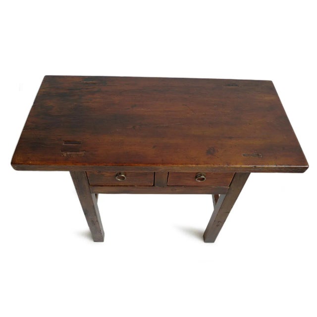Vintage Farm Console Side Table For Sale - Image 4 of 6