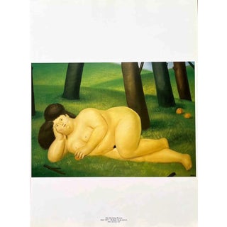 1983 Fernando Botero 29 Reclining Woman For Sale