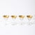 Set of 12 Mid-Century Modernist Gilt Rimmed Coupe Glasses by Dorothy Thorpe For Sale - Image 15 of 16