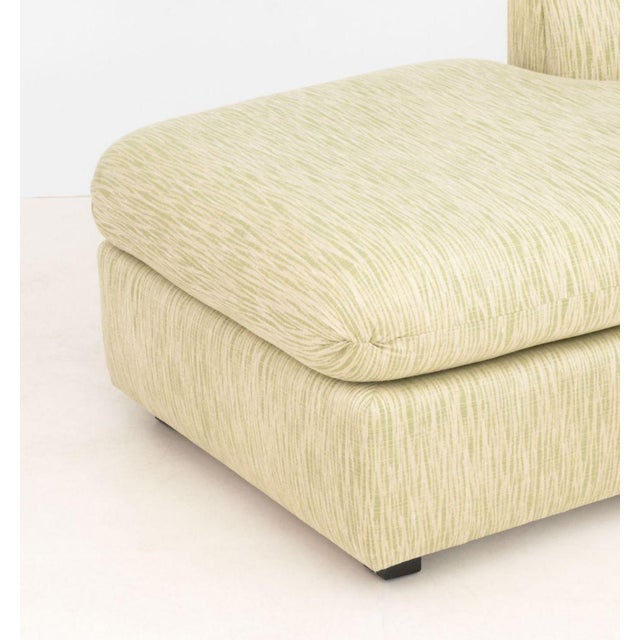 Late 20th Century Contemporary Upholstered Chaise Lounge For Sale - Image 5 of 10