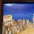 Textile Mid-Century Modern Figural Expressionist Desert Trail Landscape Painting - Framed For Sale - Image 7 of 12