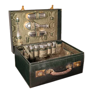 1920's Antique Travelling Vanity Case