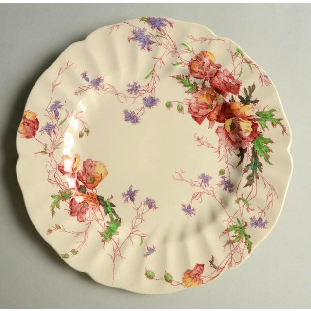 Vintage Pink Floral Dinner Plates Set of 8 Chairish