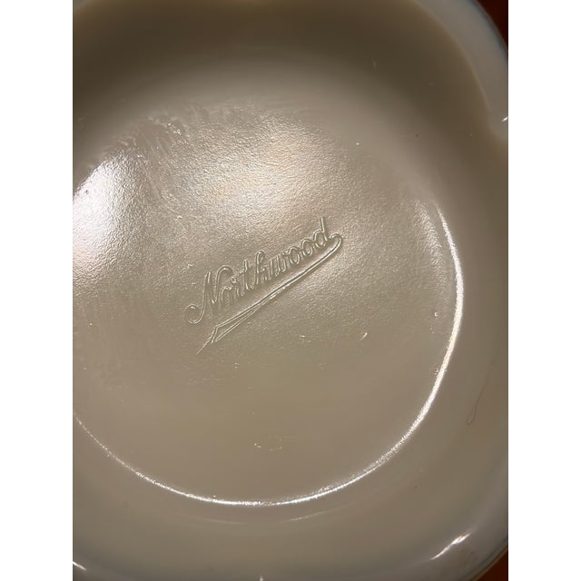 Glass Early 20th Century Northwood Glass Company Custard Glass Table Set - Set of 3 For Sale - Image 7 of 18