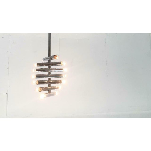 Mid-Century Space Age Flexible Chrome Ceiling Lamp, 1960s For Sale - Image 10 of 18