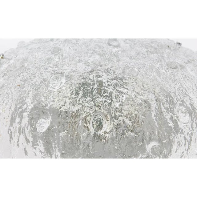 1970s Large Murano Glass Flushmount Fixture Kaiser from Kaiser Idell / Kaiser Leuchten, Germany, 1970s For Sale - Image 5 of 10