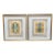 Kara Young - Framed Mixed Media Abstract Works, a Pair For Sale