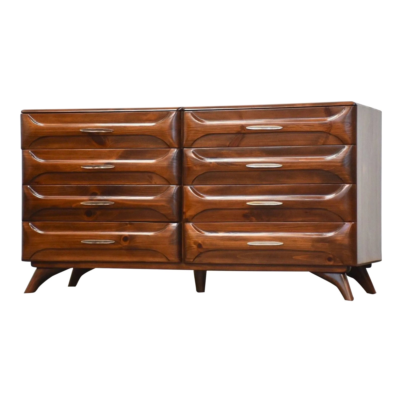 1960s Refinished Franklin Shockey Pine Dresser | Chairish
