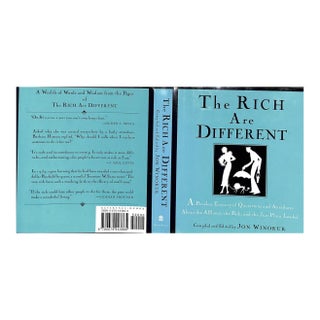 "The Rich Are Different" 1996 Winokur, Jon For Sale