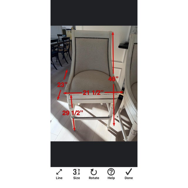 Hollywood Regency Front Gate Upholstred Swivel Bar Stools Set of 2 For Sale - Image 3 of 12