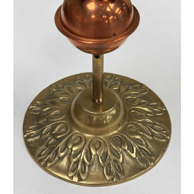 Vintage Copper and Brass Sailboat Weathervane For Sale In Kansas City - Image 6 of 8