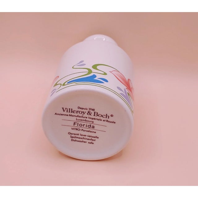 Villeroy & Boch 1990s Villeroy & Boch Florida Bud Vase For Sale - Image 4 of 7