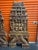 Brown Grand 6ft Custom Architectural Hand-Carved Hardwood Temple Panels - Pair For Sale - Image 8 of 18