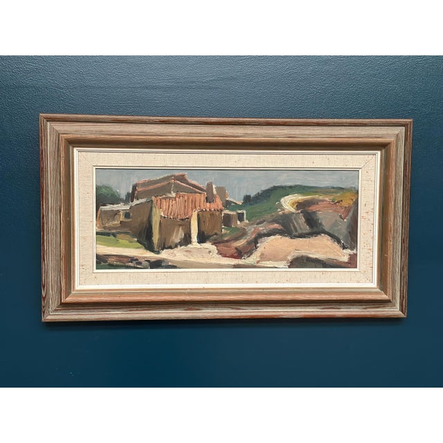 Gideon Isaksson, Portuguese River, 1960s, Oil on Canvas For Sale - Image 16 of 18