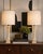 Exceptional Vintage Pair of Italian Hand-Carved Alabaster Neoclassical Column Table Lamps – Newly Rewired For Sale - Image 10 of 11