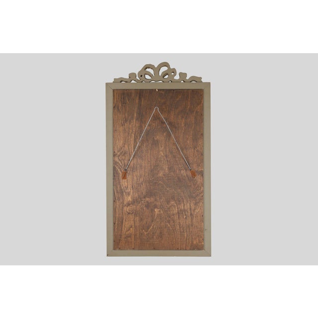 Vintage French Baroque Rococo Style Gold Leaf Decorated Mirror, 1950s For Sale - Image 10 of 12