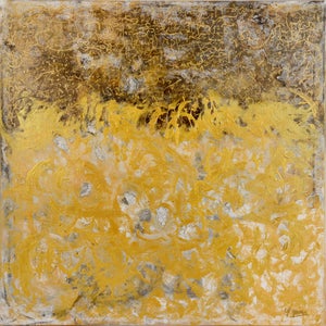 1990s Golden Tapestry by Artist Yasmen