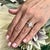 Diamond Engagement Ring 14k White Gold 0.90 TCW Certified For Sale In New York - Image 6 of 11