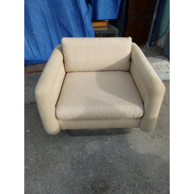 1970s 1970s Vintage Designer Club Chair For Sale - Image 5 of 10