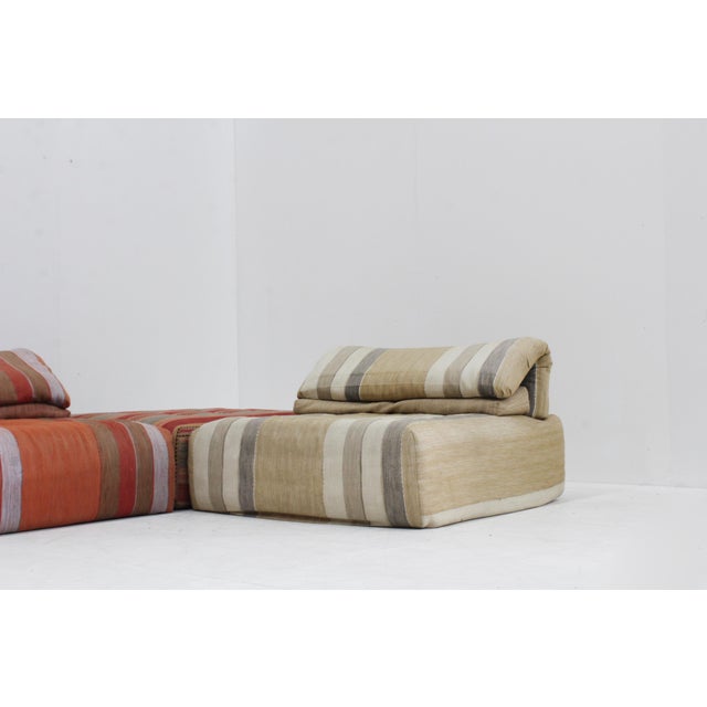 Vintage Voyage Immobile Modular Lounge Sofa from Roche Bobois, 1990s, Set of 4 For Sale - Image 13 of 14