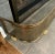 Mid 20th Century Vintage Brass Footed Fireplace Fender For Sale - Image 5 of 7