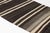 Textile Anatolian Black & White Stripe Kilim Runner For Sale - Image 7 of 10