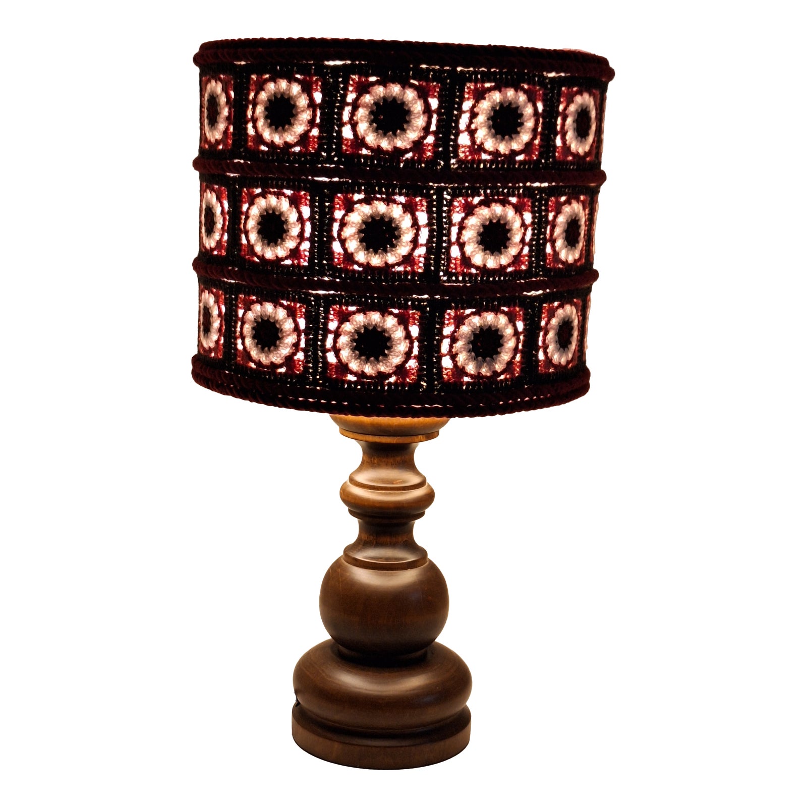 Vintage German Table Lamp in Walnut by Temde, 1970s | Chairish